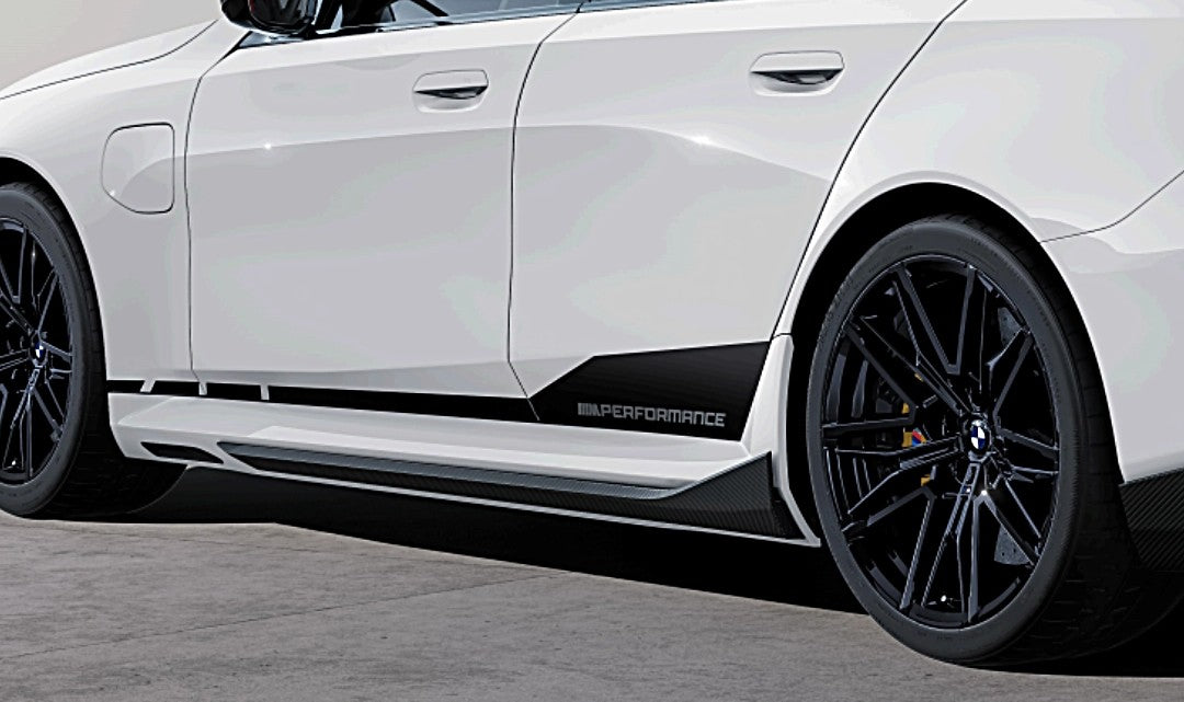Genuine BMW 51775A70D63-51775A70D64 G90 G99 M5 M Performance Carbon Fibre Side Skirt Attachment Set