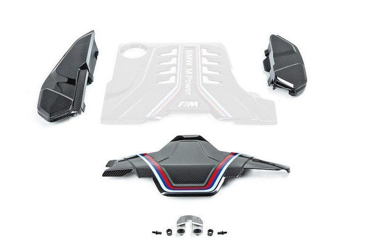 Genuine BMW F90 F91 F92 F93 M Performance Carbon Engine Cover Extension Kit (M5 & M8) - Duco Car Parts UK