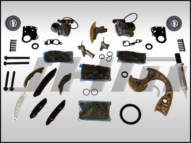 JHM JHM-B6TCKFP Timing Chain Service Kit (JHM-OEM) for B6-B7 S4-C6 A6 and C5 allroad w chain 4.2L 40v - FULL PLUS