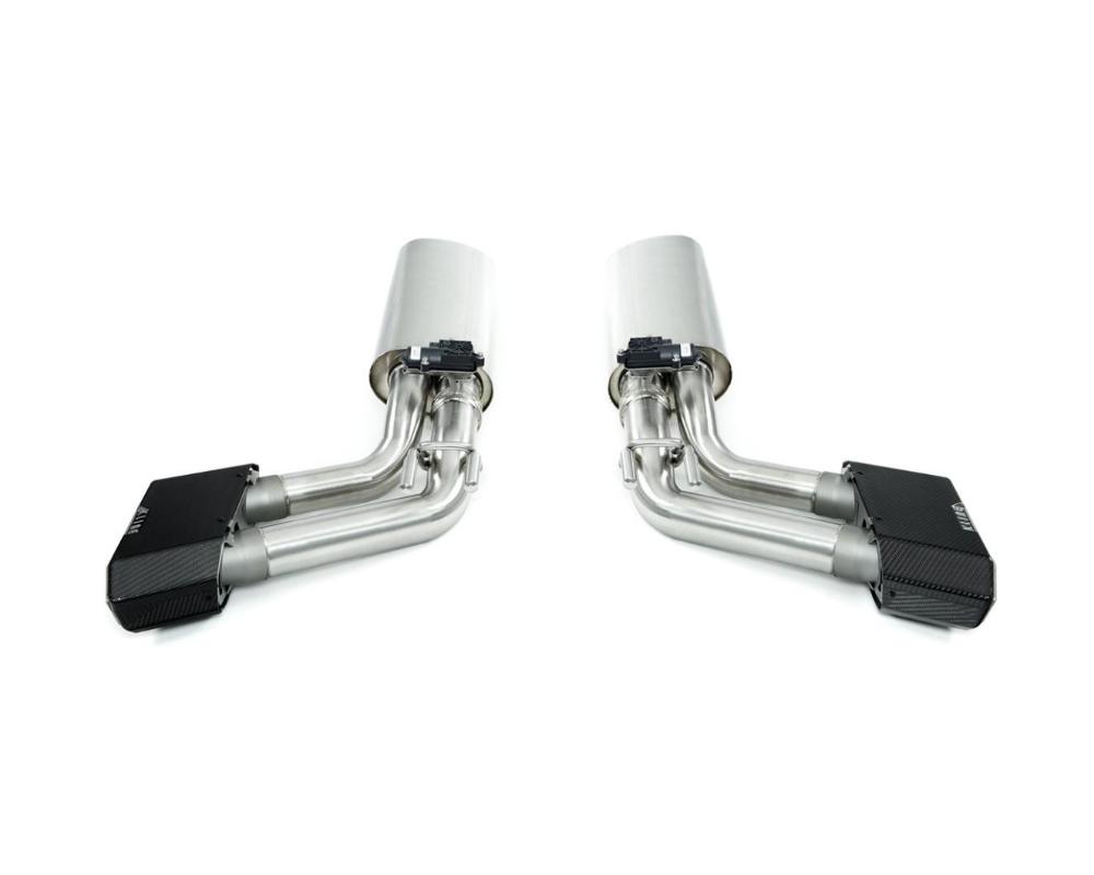 Kline Innovation KL-MER-G63-RS-SS Valvetronic Rear Section w/ Carbon Fiber Tips Mercedes-Benz G63 AMG W464
