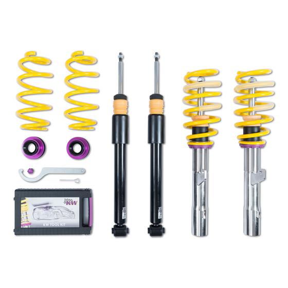 KW Audi 8P A3 Street Comfort Coilover kit (INCL. DEACTIVATION FOR ELECTRONIC DAMPER) | Duco Car Parts UK