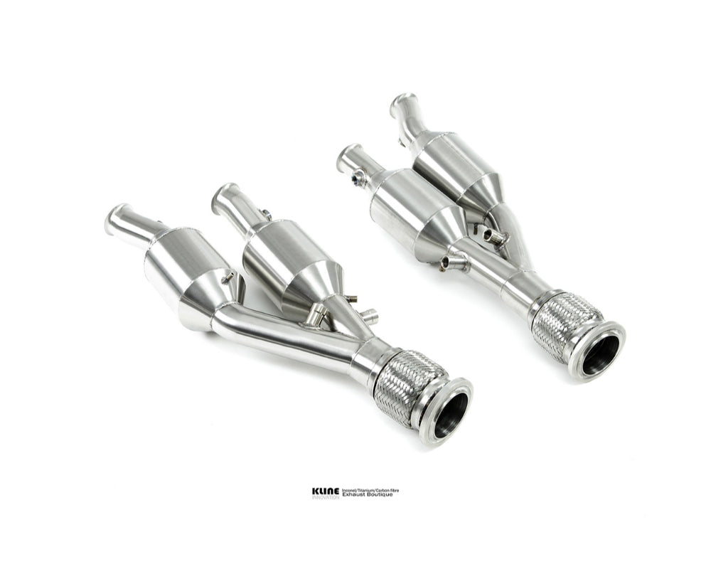 Kline Innovation KL-LAM-AVSVJ-200-CS-SS 200 Cell Cat Pipe Set Lamborghini Aventador SVJ
