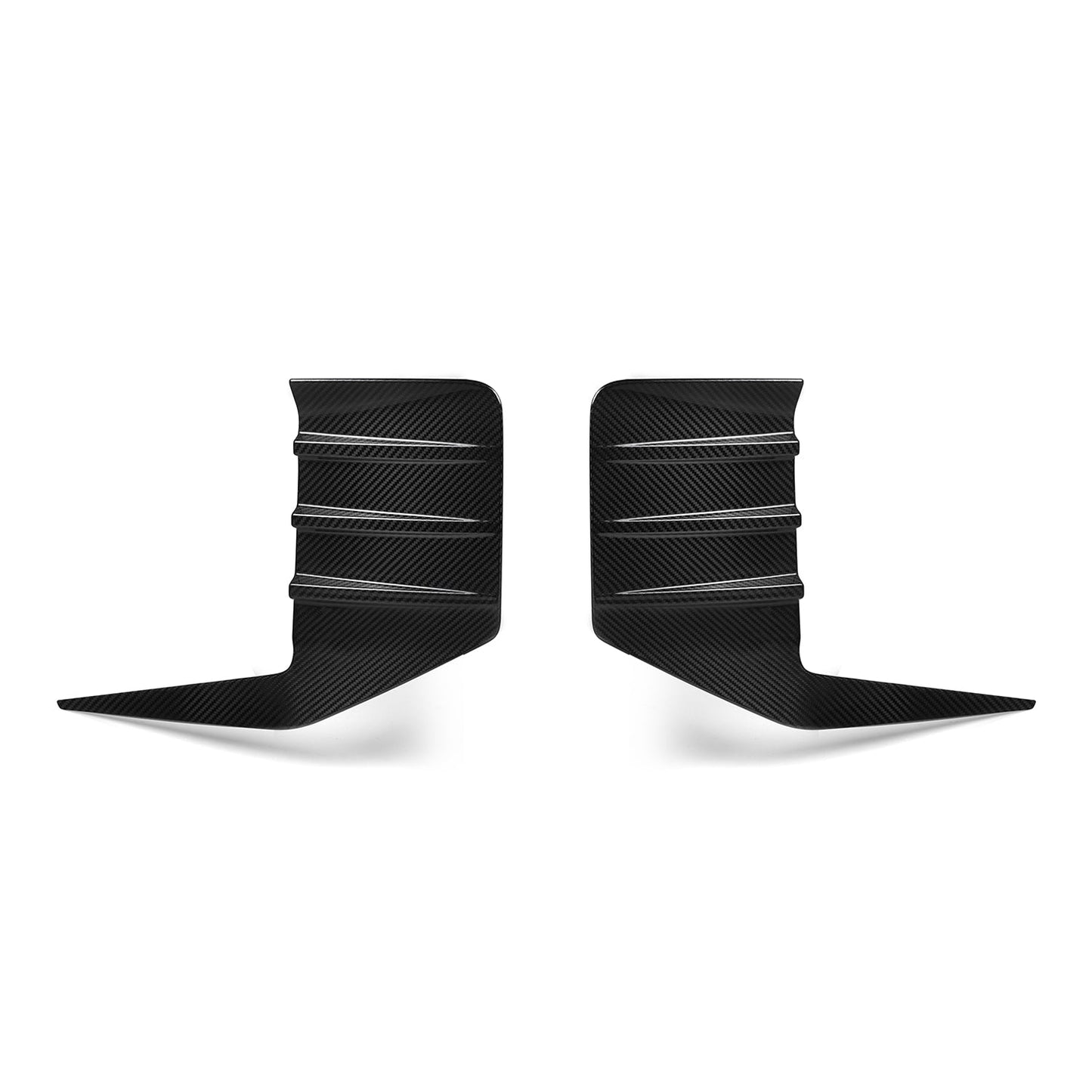 MHCP-G87-CF-RT001 BMW M2 G87 Performance Style Rear Rear Bumper Inserts In Pre Preg Gloss Carbon Fibre (G87) | ML Performance Car Parts