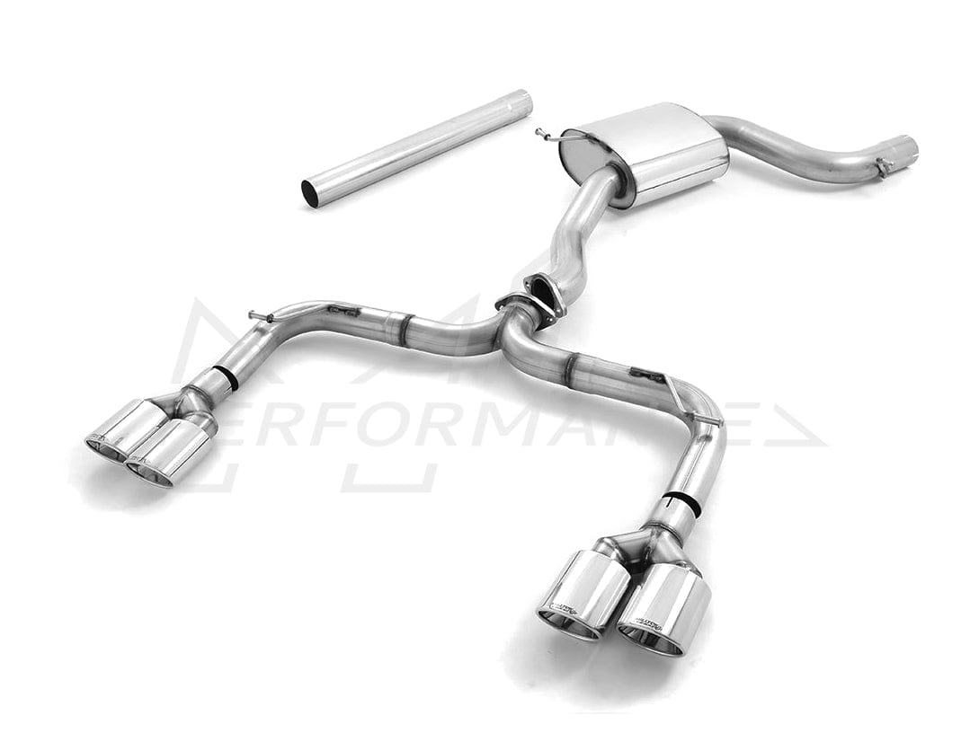 MillTek Volkswagen MK7 Golf GTI Resonated Cat-Back Exhaust - Duco Car Parts UK
