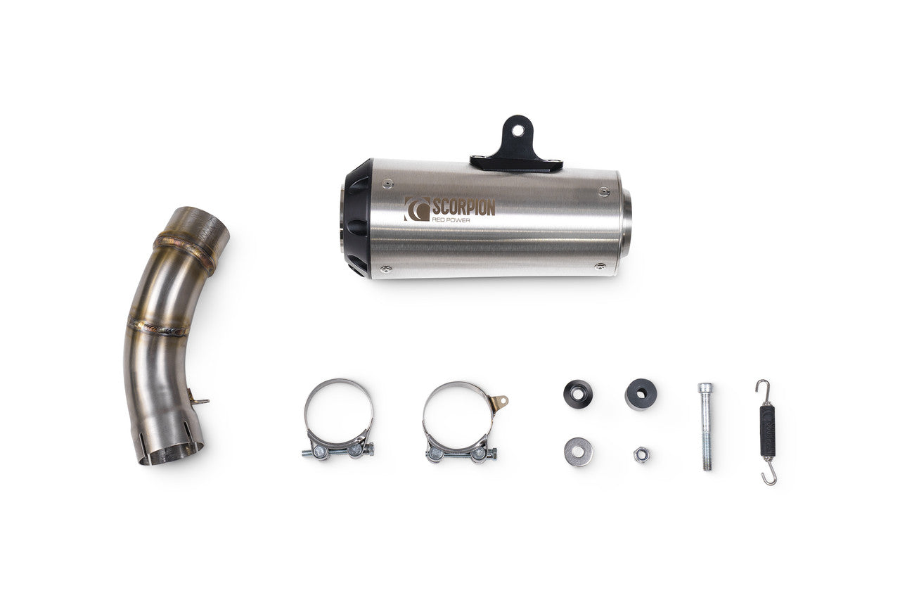 Scorpion PKA146SEO Red Power Slip-on Stainless Steel Sleeve ZX-4RR - 2023