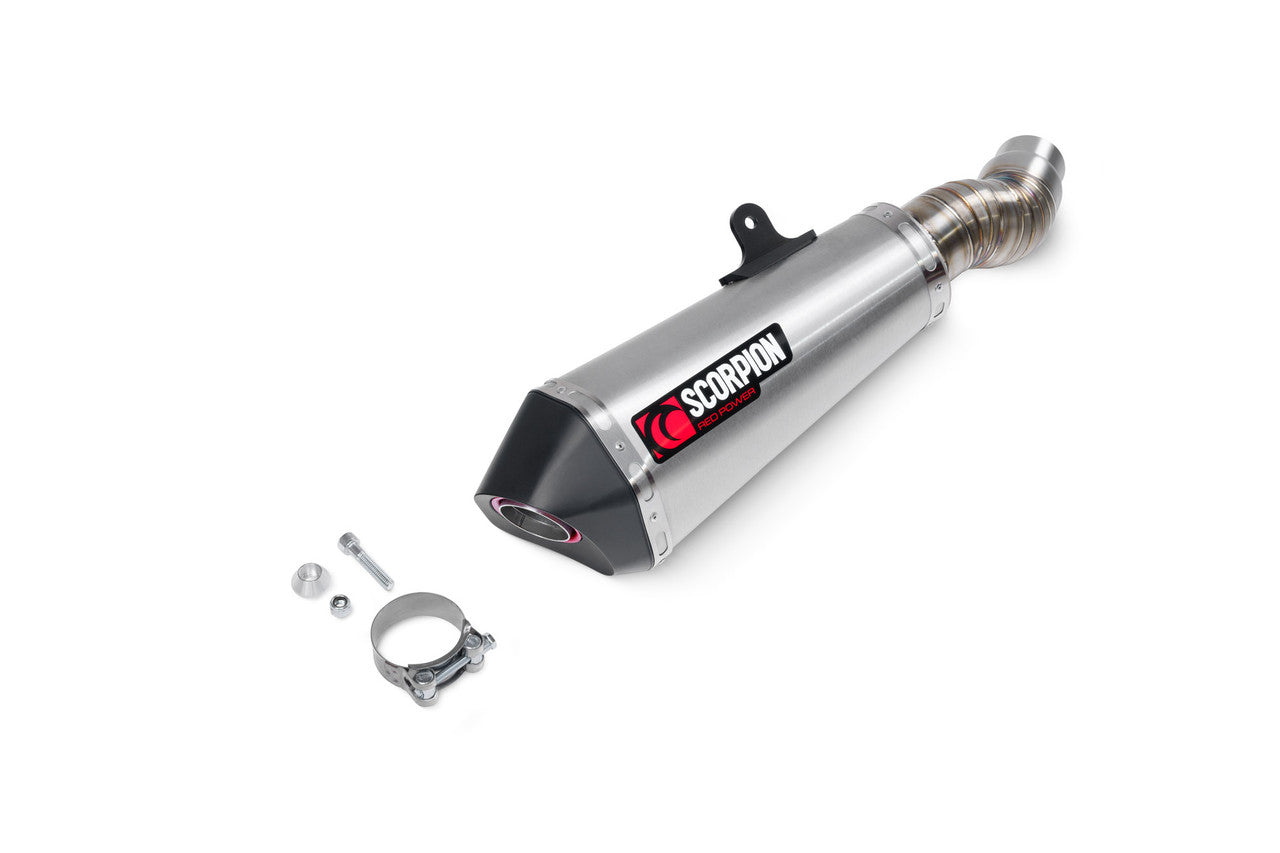 Scorpion RKA148SEO Serket Taper Slip-on Brushed Stainless Steel Sleeve - Ninja ZX-10R - 2021