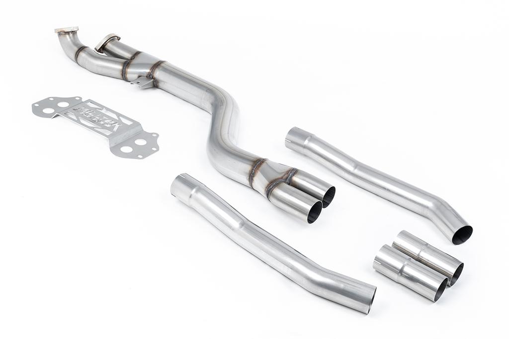 MillTek-SSXBM1337-GPF/OPF Bypass OPF/GPF Bypass Single Pipe 102mm - Non Resonated to Milltek Axle Back Only | ML Performance Car Parts