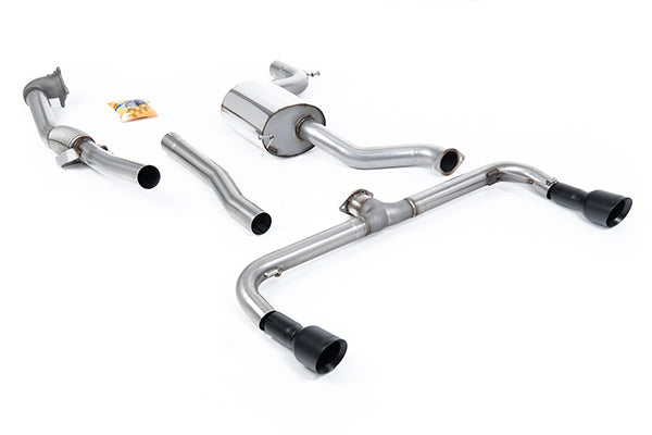 Milltek SSXVW191 Volkswagen 3-Inch Race System With Matt-Black Trims (Inc. CC)