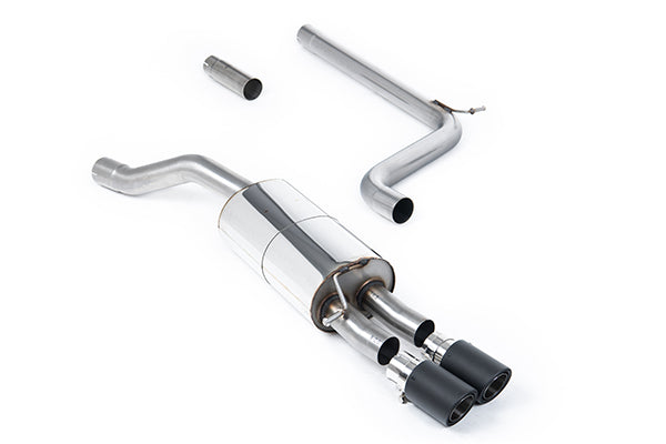 Milltek SSXVW737 Volkswagen GPF/OPF Back System With Carbon Jet-90 Trims (Inc. Polo)