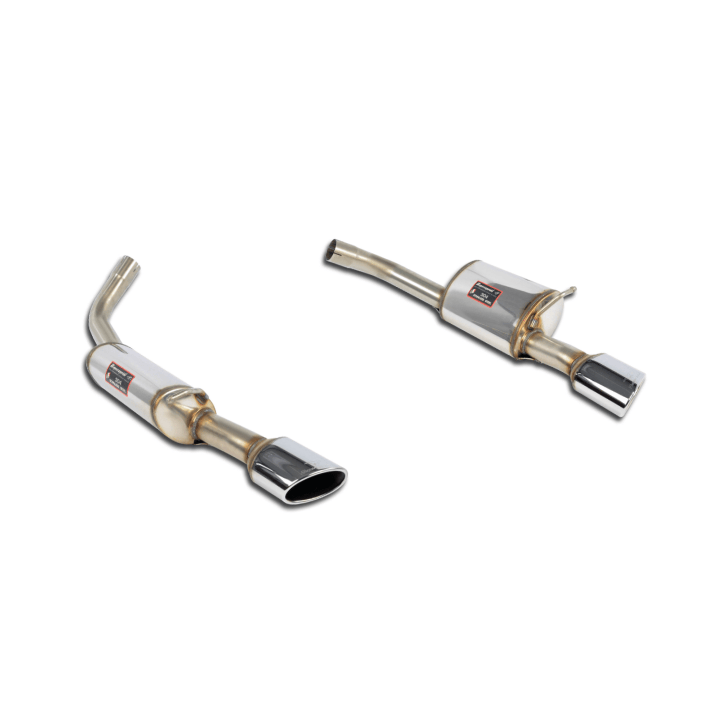 Supersprint Jaguar XKR 4.2l Supercharged Rear Exhaust Mufflers - Left & Right - Duco Car Parts UK