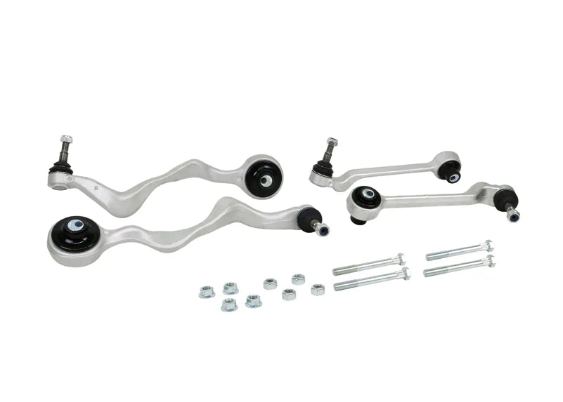 Whiteline KTA255 BMW E81 E82 E90 E91 Front Suspension Alloy Wishbone Control And Radius Arm Kit (Inc. 128i, 135i, 328i & 335i)