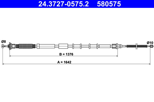 BOSCH 1987482677 Parking Brake Cable Pull