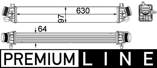 MAHLE CI259000P Charge Air Cooler