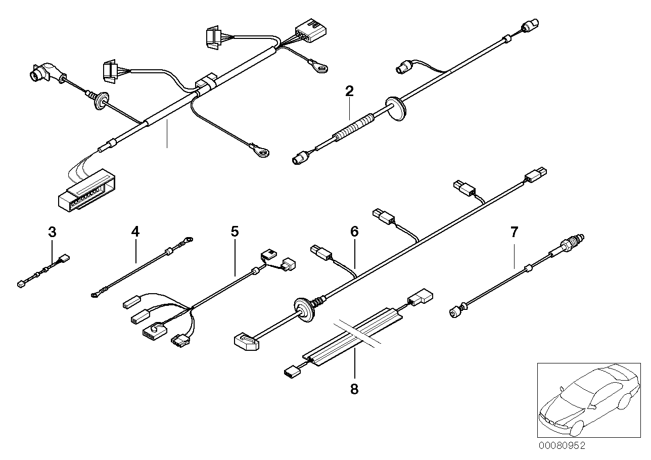 Genuine BMW 61128376876 E39 Adapter Wire Pdc (Inc. 530i, 525d & 525i) | Duco Car Parts UK Car Parts
