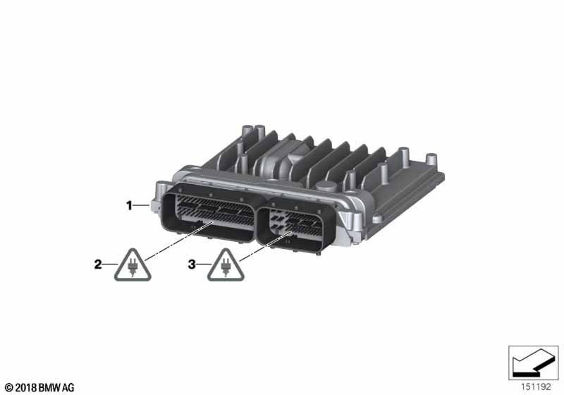 Genuine BMW 12147599881 Basic Cotrol Unit Dme MSD812 | Duco Car Parts UK Car Parts