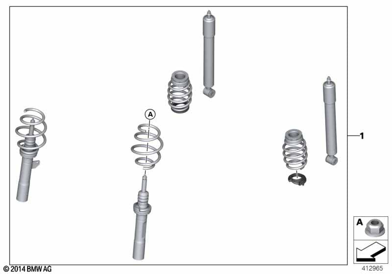 Genuine BMW 33502361197 Jcw Coil-Over Suspension "JCW PRO" | Duco Car Parts UK Car Parts