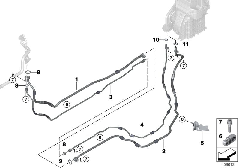 Genuine BMW 64539348994 Intermediate Holder (Inc. 750i, 730LdX & M760LiX) | Duco Car Parts UK UK Car Parts