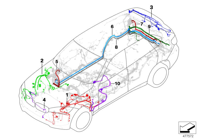 Genuine BMW 61119322197 F15 F16 Rep. Wiring Harness For Electric Fan 600W (Inc. X5) | Duco Car Parts UK UK Car Parts