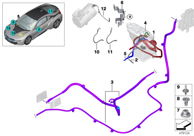 Genuine BMW 61129320779 I15 I12 Wiring Harness, Power Distribution Box (Inc. i8) | Duco Car Parts UK UK Car Parts