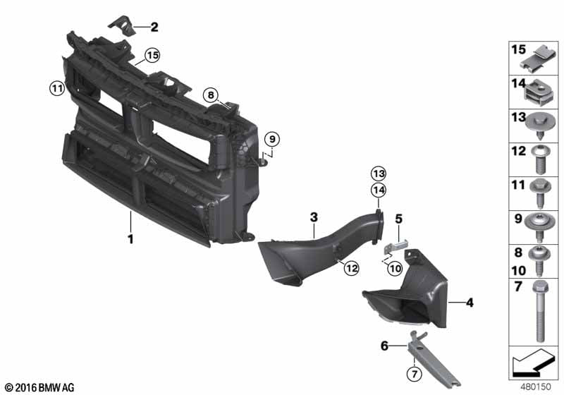 Genuine BMW 51748499131 Air Duct With Flap Control | Duco Car Parts UK Car Parts