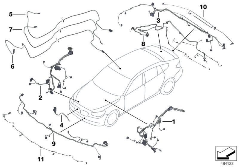 Genuine BMW 61119250778 Rear Repair Wiring Set (Inc. 730Ld, 525d & Hybrid 7L) | Duco Car Parts UK UK Car Parts