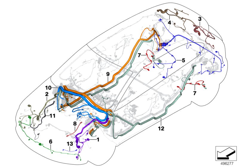 Genuine BMW 61131378194 F46 Plug Housing INTERNE NUmmER (Inc. 216i, 214d & 225iX) | Duco Car Parts UK UK Car Parts