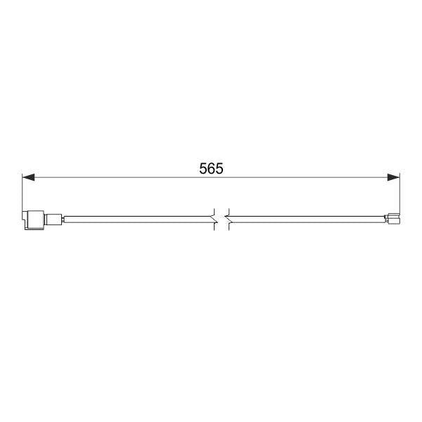 BOSCH 1987474589 Brake Pad Wear Warning Contact