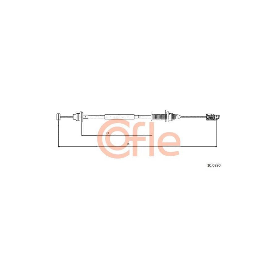 Cofle 92.10.0390 Throttle Cable