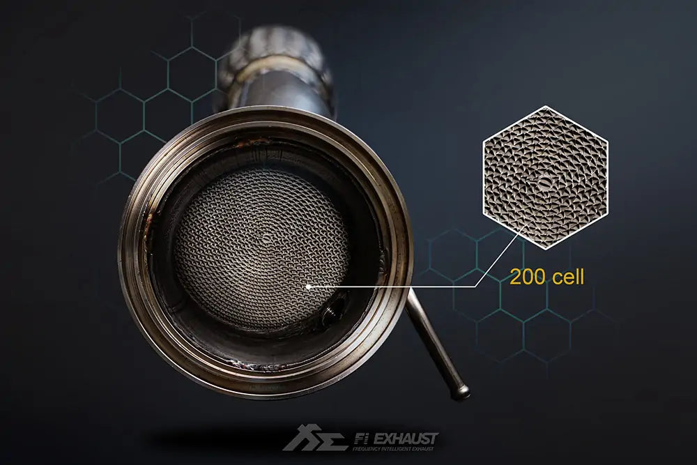 Sport 200 Cell Downpipe for McLaren Artura V6 Hybrid 2022+ | ML Performance Car Parts