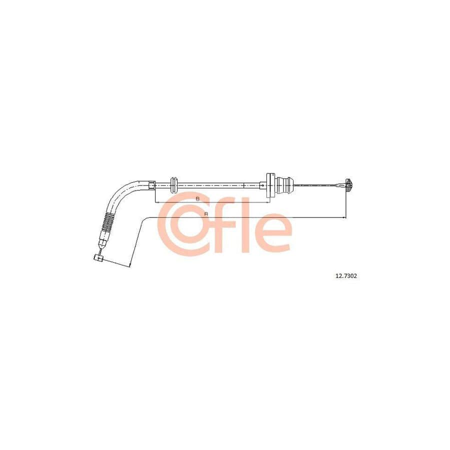 Cofle 92.12.7302 Throttle Cable