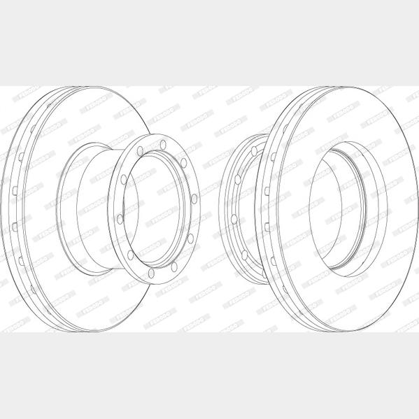 FERODO FCR113A Brake Disc