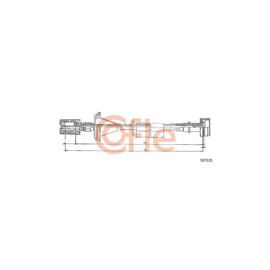 Cofle S07125 Speedometer Cable