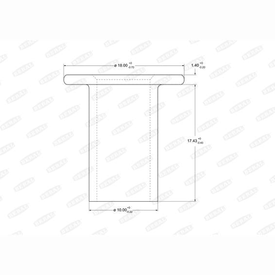 FERODO 93074 Drum Brake Lining Rivet