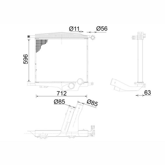 MAHLE CI104000S Charge Air Cooler