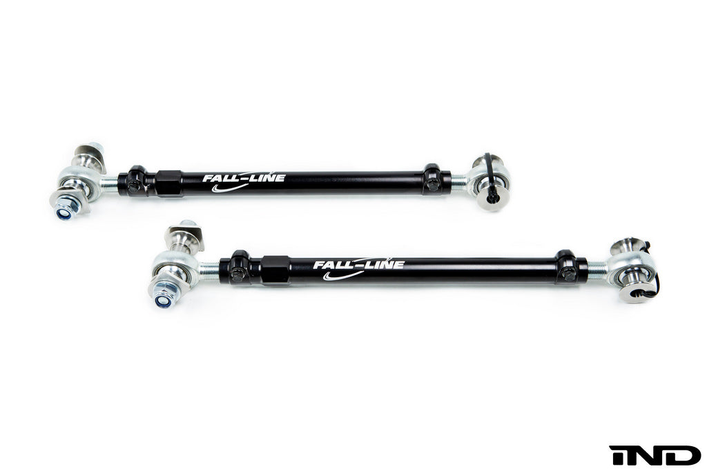 Fall-Line Motorsports E9X M3 / E82 1M Adjustable Toe Arm Set - Race
