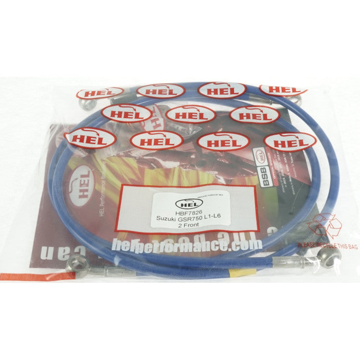 HEL Performance CL-HBF7826 Full Length Race Braided Brake Lines | ML Performance Car Parts