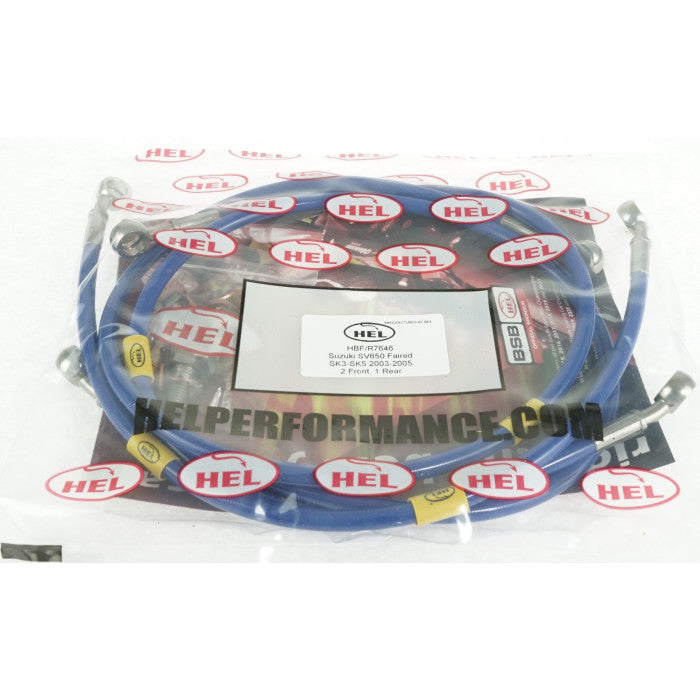 HEL Performance CL-HBK7646 Full Length Race Braided Brake Lines | ML Performance Car Parts