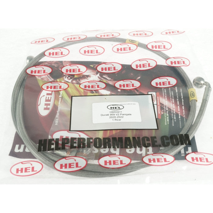 HEL Performance CL-HBR0911 ABS Delete (Track Only) 'H' Layout Braided Brake Lines | ML Performance Car Parts
