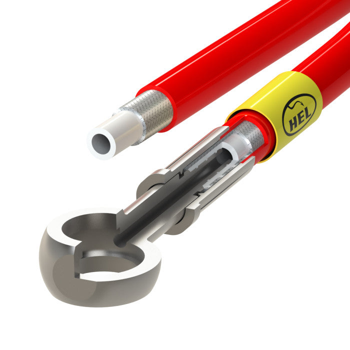 HEL Performance CCK189 Flexible Clutch Line Stainless Steel Braided | ML Performance Car Parts