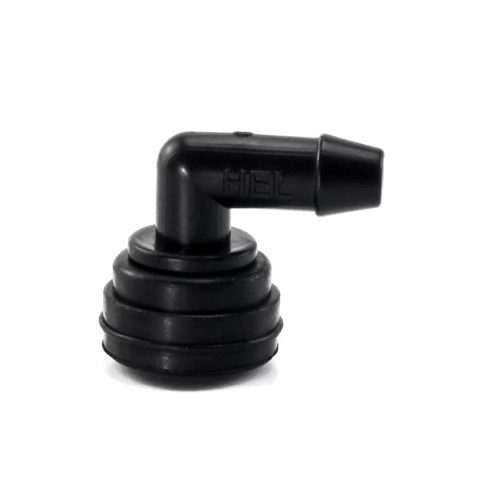 HEL Performance HMC-RES-SPIGOT90 Master Cylinder Reservoir 90 Degree Seal and Spigot | ML Performance Car Parts