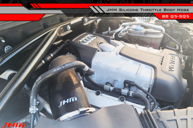 JHM JHM-06E129629AA Throttle Body Inlet Hose-Silicone-High-Flow (JHM) for B8 Q5-SQ5 3.0T