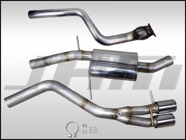 JHM JHM-B820TFCBSE Exhaust - -FULL- 3" Performance Catback for Audi B8 A4-A5 2.0T (Single Exit)