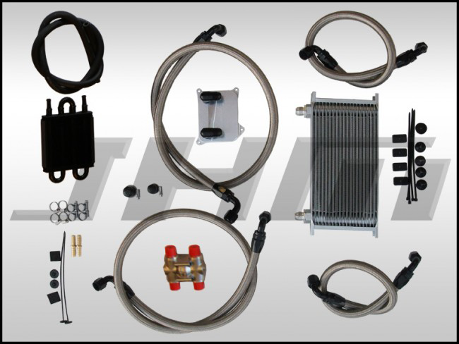 JHM JHM-B67OCARDK Oil Cooler and Auxiliary Radiator Delete Kit for B6/B7 S4 and C5-allroad w chain 4.2L