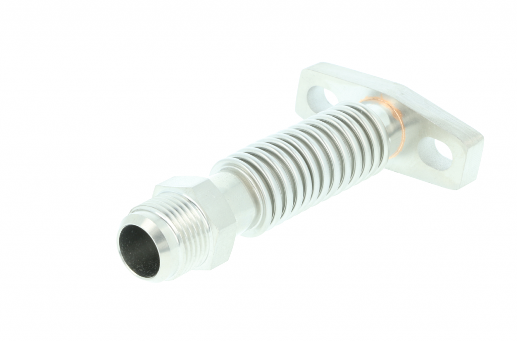 Turbozentrum 463023 Oil return flange Garrett GTX / G-series / GT-R / BorgWarner EFR - pipe flexible short version