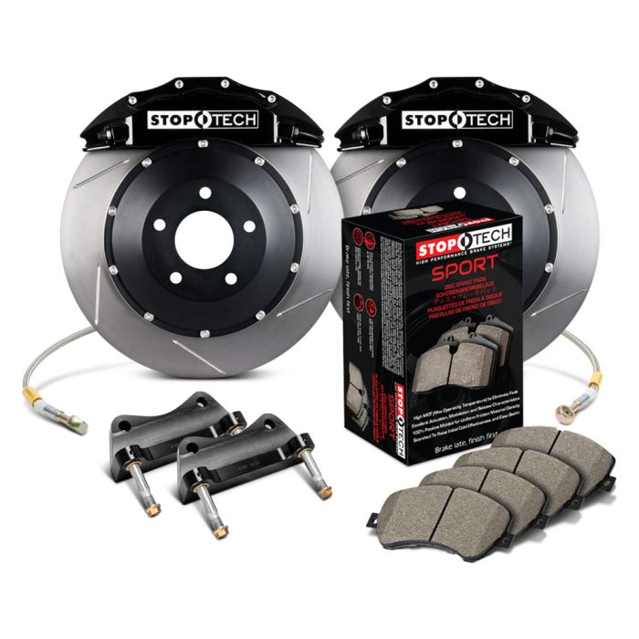 StopTech 83.894.6700.51 Sport Big Brake Kit - Front - 355x32mm Slotted - ST-60 Black
