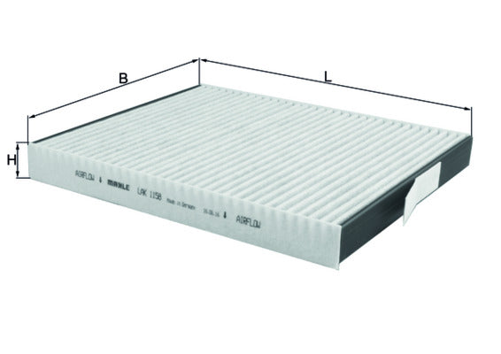 Mahle LAK1158 - Filter, cabin air
