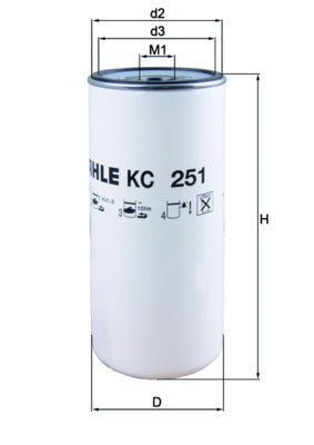 Mahle KC251 - Fuel Filter