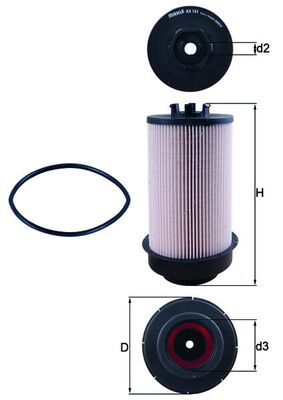 Mahle KX181D - Fuel Filter