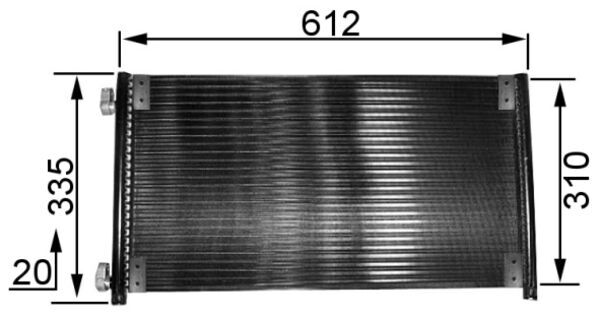 Mahle AC237000S - Condenser, air conditioning