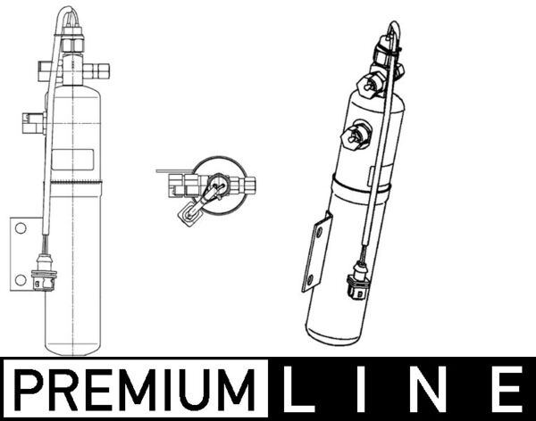 Mahle AD192000P - Dryer, air conditioning